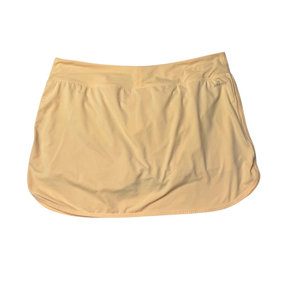 Nike Yellow Dri-Fit Athletic Skort Built-in Shorts Large - Picture 2 of 9